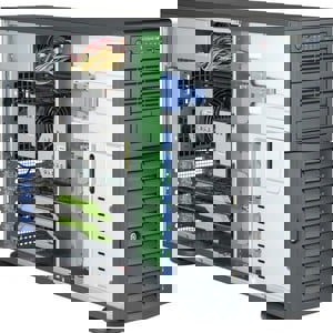 BLACK 4U TOWER SC743AC SQ WITH SAS3 USB3